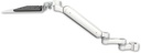 AccessMount™ Ultra 182 Heavy Duty Arm mount for a 2" pole with a 12" flat keyboard tray and an 6" arm