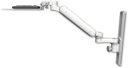 AccessMount™ Ultra 182 Heavy Duty Arm mount on a 19" wall track slider with a 12" flat keyboard tray and an 6" arm