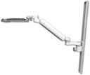 AccessMount™ Ultra 182 Heavy Duty Arm mount on a 36" wall track slider with a 12" keyboard tray and an 6" arm