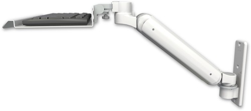 AccessMount™ Ultra 182 Heavy Duty Arm wall mount with a 12" keyboard tray