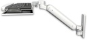 AccessMount™ Ultra 182 Heavy Duty Arm wall mount with a wrist-rest keyboard tray