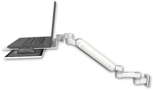 AccessMount™ Ultra 182 Heavy Duty Arm 3.5" wall mount Laptop tray with slider and an 6" arm
