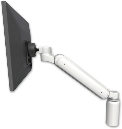 AccessMount™ Ultra 182 Heavy Duty ball pivot LCD Arm desk mount with a 5" riser