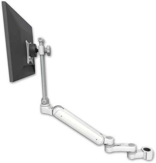 AccessMount™ Ultra 182 Arm with EV710 monitor mount mount for a 1.5" pole and an 6" arm