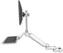 AccessMount™ Ultra 182 Arm with EV710 monitor mount mount for a 1.5" pole, a 12" keyboard tray, and an 6" arm