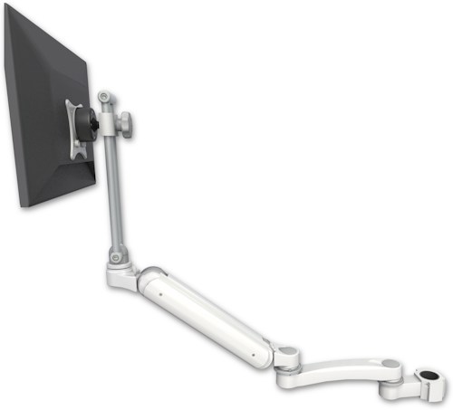 AccessMount™ Ultra 182 Arm with EV710 monitor mount mount for a 1.75" pole and an 11" arm
