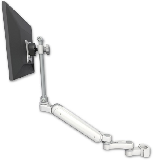 AccessMount™ Ultra 182 Arm with EV710 monitor mount mount for a 2" pole and an 6" arm
