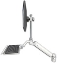 AccessMount™ Ultra 182 Arm with EV710 monitor mount mount for a 2" radius and a 12" keyboard tray