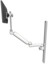 AccessMount™ Ultra 182 Arm with EV710 monitor mount mount on a 36" wall track slider and an 11" arm