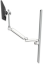 AccessMount™ Ultra 182 Arm with EV710 monitor mount mount on a 50" wall track slider and an 11" arm