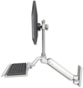 AccessMount™ Ultra 182 Arm with EV710 monitor mount wall mount and a 12" keyboard tray
