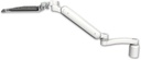 AccessMount™ Ultra 182 Heavy Duty Arm desk mount with a 3" riser, a 12" keyboard tray, and an 11" arm