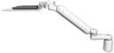 AccessMount™ Ultra 182 Heavy Duty Arm desk mount with a 3" riser, a 12" flat keyboard tray, and an 6" arm