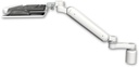AccessMount™ Ultra 182 Heavy Duty Arm desk mount with a 3" riser, a wrist-rest keyboard tray, and an 6" arm