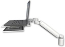 AccessMount™ Ultra 182 Heavy Duty Arm desk mount with a 3" riser Laptop tray and slider