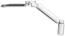 AccessMount™ Ultra 182 Heavy Duty Arm desk mount with a 5" riser and a 12" keyboard tray