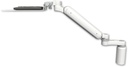 AccessMount™ Ultra 182 Heavy Duty Arm desk mount with a 5" riser, a 12" flat keyboard tray, and an 6" arm