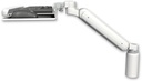 AccessMount™ Ultra 182 Heavy Duty Arm desk mount with a 5" riser and a wrist-rest keyboard tray