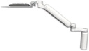 AccessMount™ Ultra 182 Heavy Duty Arm desk mount with a 7.5" riser, a 12" flat keyboard tray, and an 6" arm