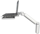 AccessMount™ Ultra 182 Heavy Duty Arm desk mount with a 7.5" riser Laptop tray and slider