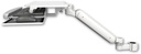 AccessMount™ Ultra 182 Heavy Duty Arm mount for a 1.75" pole with a work surface tray and slide-out keyboard tray