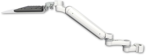 AccessMount™ Ultra 182 Arm mount for a 2" pole with a 12" flat keyboard tray and an 6" arm