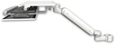 AccessMount™ Ultra 182 Arm mount for a 2" pole with a work surface tray and slide-out keyboard tray