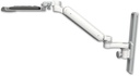 AccessMount™ Ultra 182 Arm mount on a 19" wall track slider with a 12" keyboard tray and an 6" arm