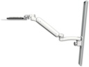 AccessMount™ Ultra 182 Arm mount on a 36" wall track slider with a 12" flat keyboard tray and an 11" arm