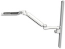 AccessMount™ Ultra 182 Arm mount on a 36" wall track slider with a wrist-rest keyboard tray and an 11" arm