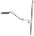 AccessMount™ Ultra 182 Arm mount on a 50" wall track slider with a wrist-rest keyboard tray and an 11" arm