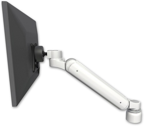 AccessMount™ Ultra 182 ball pivot LCD Arm desk mount with a 1" riser