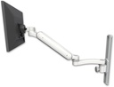 AccessMount™ Ultra 182 ball pivot LCD Arm mount on a 19" wall track slider with an 11" arm