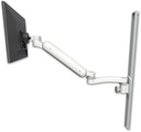 AccessMount™ Ultra 182 ball pivot LCD Arm mount on a 36" wall track slider with an 11" arm