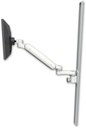AccessMount™ Ultra 182 ball pivot LCD Arm mount on a 50" wall track slider with an 6" arm