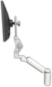 AccessMount™ Ultra 180 Arm with Paralink monitor mount desk mount and a 5" riser