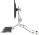 AccessMount™ Ultra 180 Arm with Paralink monitor mount mount for a 1.5" pole and a 12" keyboard tray
