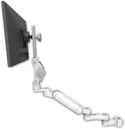 AccessMount™ Ultra 180 Arm with Paralink monitor mount mount for a 2" pole and an 6" arm