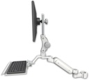 AccessMount™ Ultra 180 Arm with Paralink monitor mount mount for a 2" pole and a 12" keyboard tray