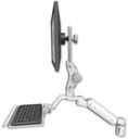 AccessMount™ Ultra 180 Arm with Paralink monitor mount mount for a 2" radius and a 12" keyboard tray