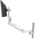 AccessMount™ Ultra 180 Arm with Paralink monitor mount mount on a 19" wall track slider and an 11" arm