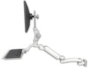 AccessMount™ Ultra 180 Arm with Paralink monitor mount 3.5" wall mount, a 12" keyboard tray, and an 11" arm