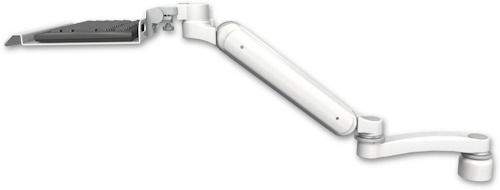 AccessMount™ Ultra 182 Arm desk mount with a 1" riser, a 12" keyboard tray, and an 11" arm