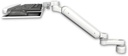 AccessMount™ Ultra 182 Arm desk mount with a 1" riser, a wrist-rest keyboard tray, and an 6" arm