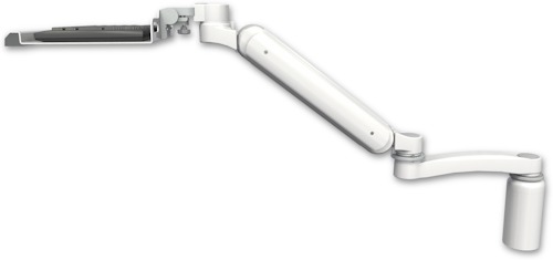 AccessMount™ Ultra 182 Arm desk mount with a 5" riser, a 12" keyboard tray, and an 11" arm