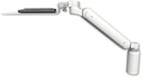 AccessMount™ Ultra 182 Arm desk mount with a 5" riser and a 12" flat keyboard tray