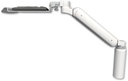 AccessMount™ Ultra 182 Arm desk mount with a 7.5" riser and a 12" keyboard tray