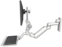 AccessMount™ Inverted Ultra 180 Arm with Paralink monitor mount wall mount, a 12" keyboard tray, and an 6" arm