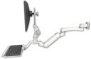 AccessMount™ Inverted Ultra 180 Arm with Paralink monitor mount 3.5" wall mount, a 12" keyboard tray, and an 11" arm