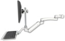 AccessMount™ Inverted Ultra 180 Heavy Duty Arm with EV710 monitor mount mount for a 2" pole, a 12" keyboard tray, and an 11" arm
